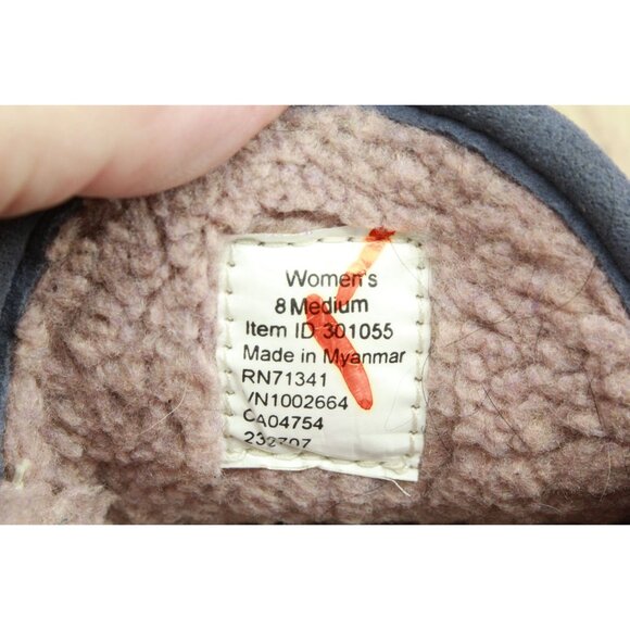 LL Bean Mountain Slippers Moccasin Raw Indigo Size 8 M - Picture 9 of 9